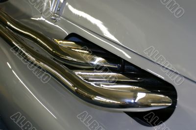 Stainless Exhaust close-up