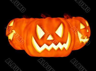 Glowing Pumpkins