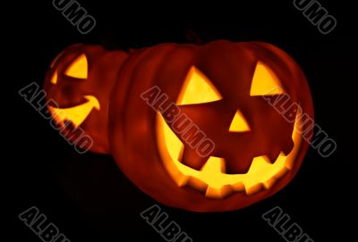 Glowing Pumpkins