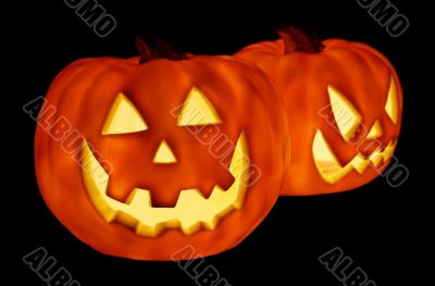 Glowing Pumpkins