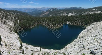 Panoramic View of High Altitude Lac