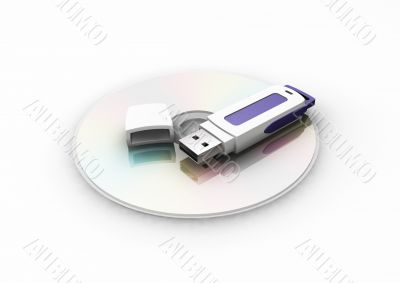 Pen drive on CD