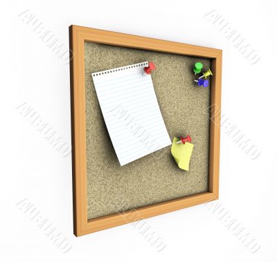 Cork board