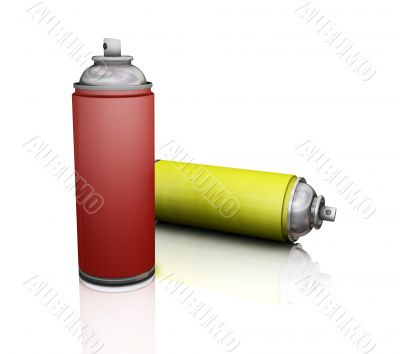 Spray cans