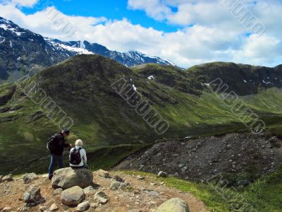 Short rest among mountains