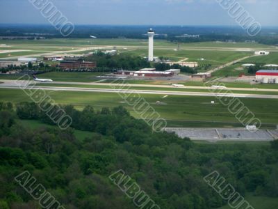 Airport aerial vies