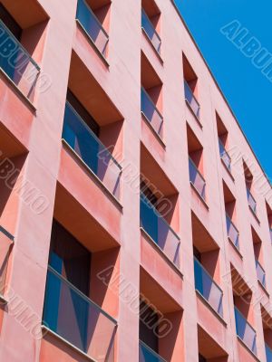 Pink building