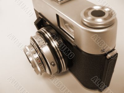 Old classic film camera