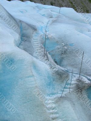 Ice stairway