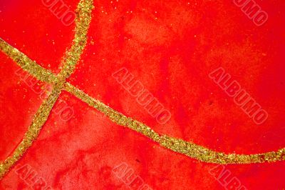 Red holiday abstract