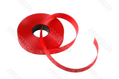 Red wrapping ribbon