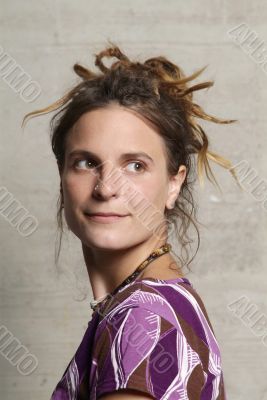 friendly woman