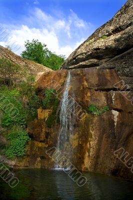 small waterfall
