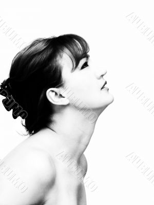 Black & white portrait