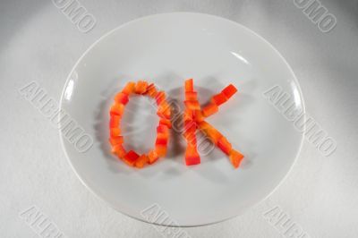 Eat on plate