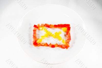 Eat on plate