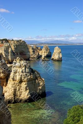 Grottos and rocks