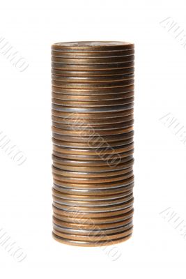 Pile of coins