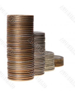 Graph from coins