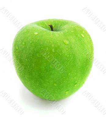 wet apple