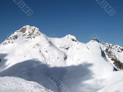 shadow on mountainside