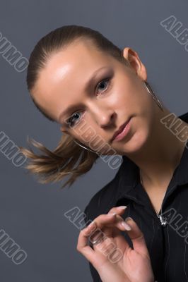 attractive girl portrait