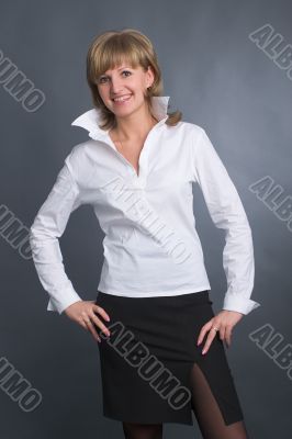 modern office woman