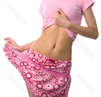 girl belly