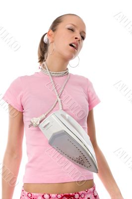 tired woman