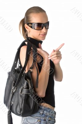 woman in sunglasses