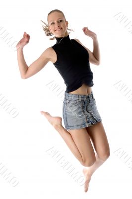 jumping girl