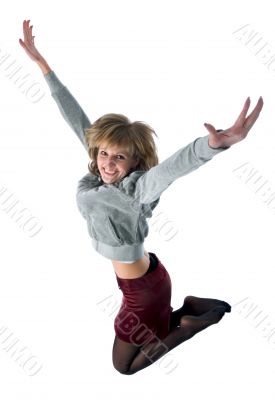 jumping girl