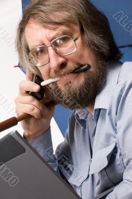 busy man