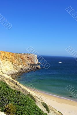 Mareta bay and cape in Sagres