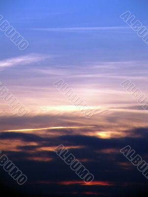 Sunset. Sky