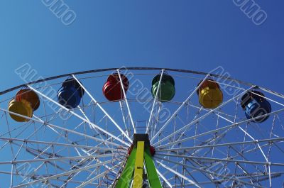 Segment of Ferris wheel