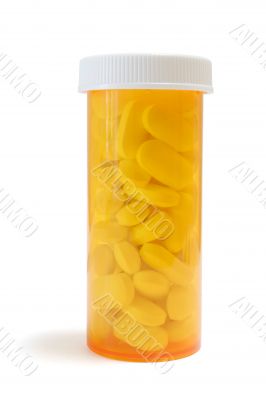 Pills in orange box