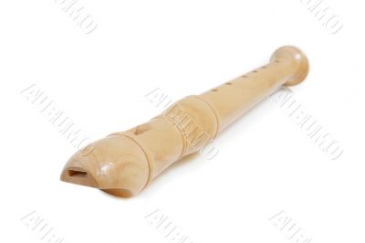 Old wood flute