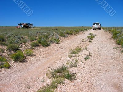 4x4 Lost in Desert