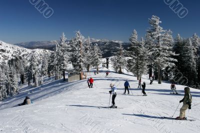 Busy Ski Resort