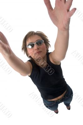 jumping girl