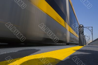 running train