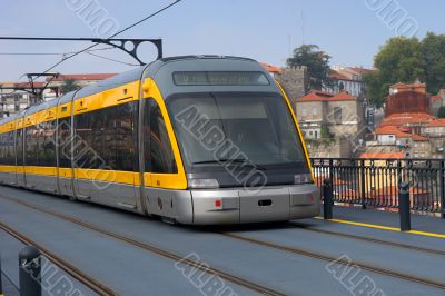 train on bridge