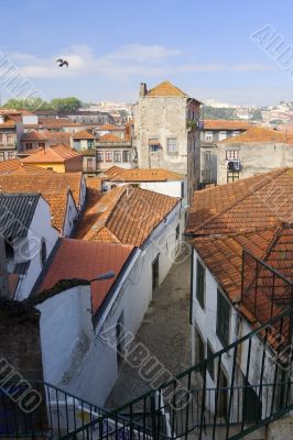 Narrow medieval street