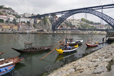traditional Portuguese boats