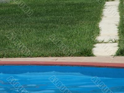 Pool and grass