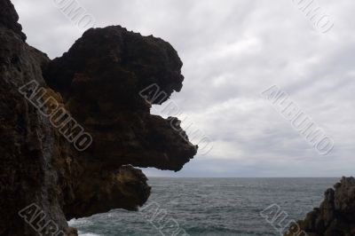 rocky silhouette