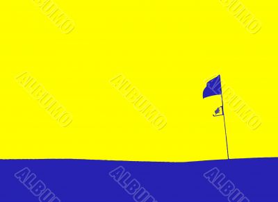 golf flag