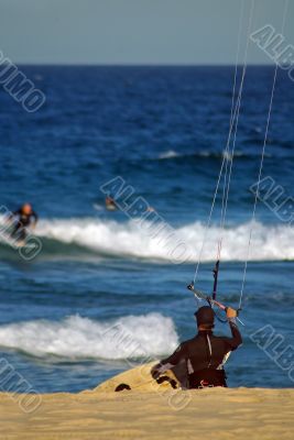 Kite-surfing