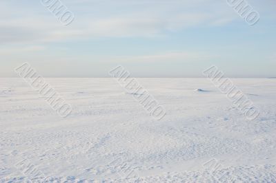 snowy desert